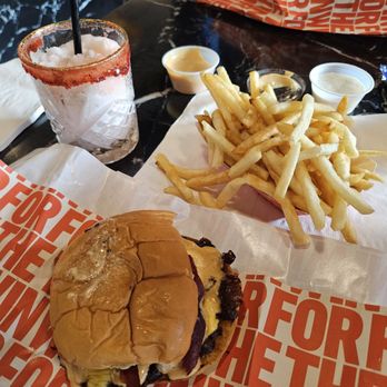 For The Win - Bacon cheeseburger and fries - American Near Me - Montebello, California For The Win - Bacon cheeseburger and fries - American Near Me - Montebello, California