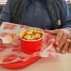 Steak ’n Shake - This small container is a $5.19 "bowl" of Chilli.