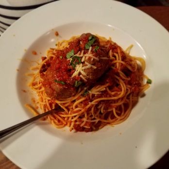 Fat Olives - Spaghetti and 2 meatballs. Tasty. - Pizza Near Me - Flagstaff, Arizona
