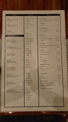 Menu photo 8 Alder & Birch Las Vegas, NV