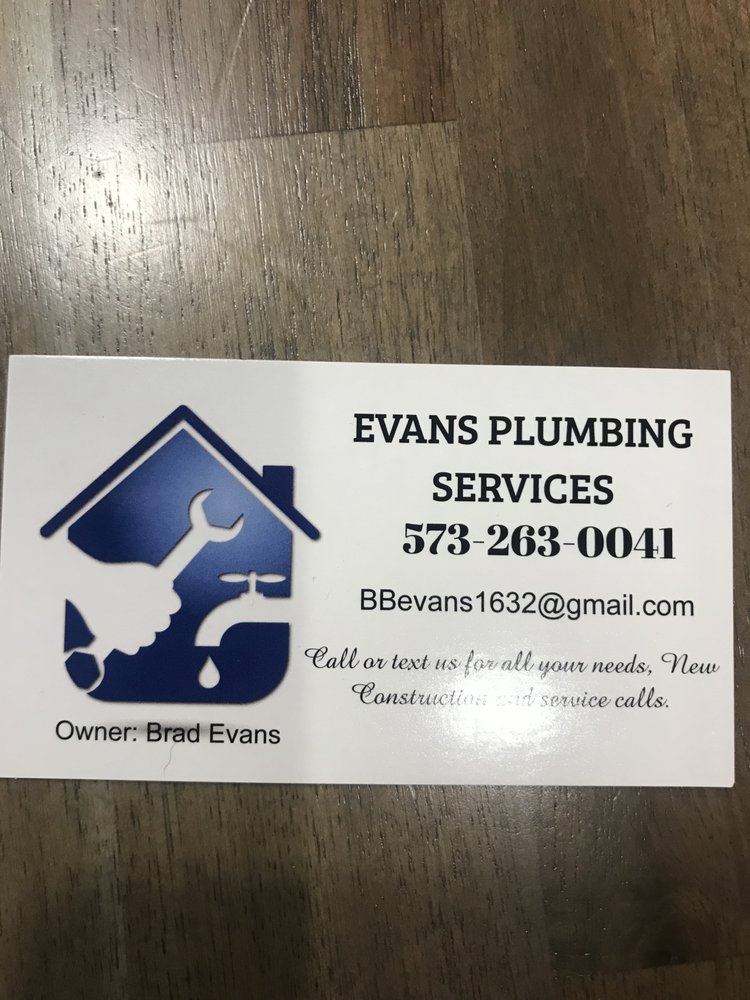 Slide of Evans Plumbing Services