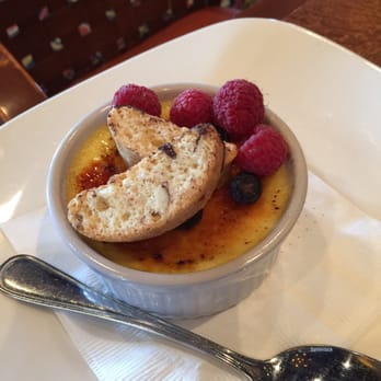 Olio - Orange Créme Brulé with biscotti - Mediterranean Near Me - Toronto, Ontario Olio - Orange Créme Brulé with biscotti - Mediterranean Near Me - Toronto, Ontario