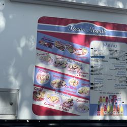 Tacos Negris - Menu