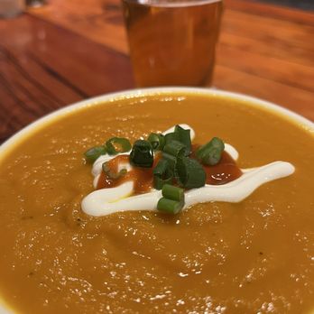 Moose's Tooth - Spicy carrot soup on a cold day. Yum! - Pizza Near Me - Anchorage, Alaska Moose's Tooth - Spicy carrot soup on a cold day. Yum! - Pizza Near Me - Anchorage, Alaska