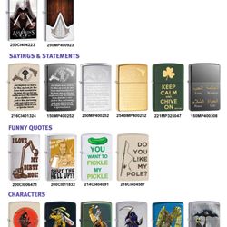 Hat Shark - Our Exclusive Zippo Designs - Call to enquire about pricing @ 612-730-6182 or 651-357-4348