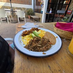 Cafelix - Machaca mexican eggs its the boss option.