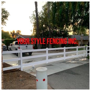 Your Style Fencing - Front yard fencing with rolling gates - Fences & Gates Near Me Your Style Fencing - Front yard fencing with rolling gates - Fences & Gates Near Me