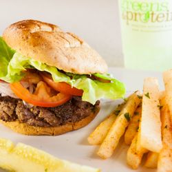 Greens and Proteins - Angus Burger