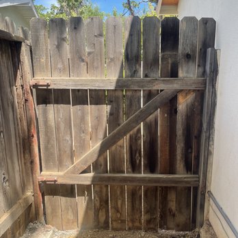 Fences With Value - And after. Super sturdy and solid now. - Fences & Gates Near Me - Boiling Springs, South Carolina