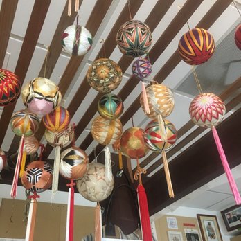 Fiddlesticks Too - Temari balls hanging from the ceiling - Art Supplies Near Me - Honolulu, Hawaii Fiddlesticks Too - Temari balls hanging from the ceiling - Art Supplies Near Me - Honolulu, Hawaii