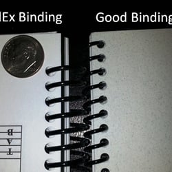 FedEx Office Print & Ship Center - I'm very disappointed in the binding service I received from FedEx. There is a generous space at the top and bottom of my book.