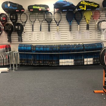 Racquet store - Wilson/Babolat racket display - Sporting Goods Near Me - San Jose, California Racquet store - Wilson/Babolat racket display - Sporting Goods Near Me - San Jose, California