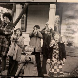 National Photo - Six kids in Middletown, PA with six shooters (1979)