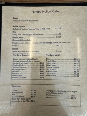Menu photo 5 The Hungry Hollow Carmichael, CA
