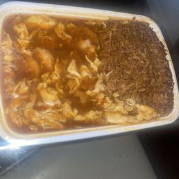 Shrimp with Lobster Sauce Spicy with no Bean Sprouts Shrimp with Lobster Sauce Spicy with no Bean Sprouts