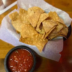 Broncos Mexican Grill and Sports Bar - Complimentary chips and salsa