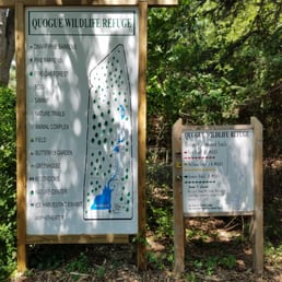 Start of the trails and trail map Start of the trails and trail map