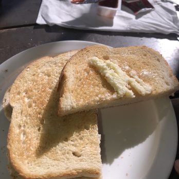 Z Cafe - Toast was hard & cold, hence the unmelted butter. - Breakfast & Brunch Near Me - Bonsall, California