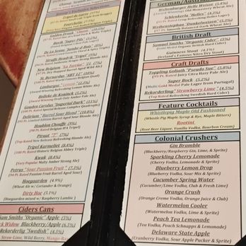Jessop's Tavern - Drink menu - American Near Me - New Castle, Delaware