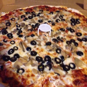 Ned's Pizza - Mushroom, olives, and onion. - Pizza Near Me - Milwaukee, Wisconsin