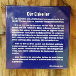 Historische Insel - Historische Insel - St Peter-Ordings - Erklärungstafel - Der Eiskeller