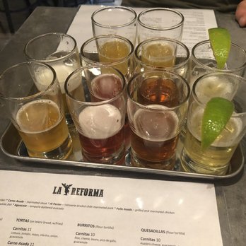 La Reforma Brewery - Beer flight - Breweries Near Me - Albuquerque, New Mexico La Reforma Brewery - Beer flight - Breweries Near Me - Albuquerque, New Mexico