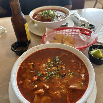 Belinda's Authentic Mexican Food - Menudo con pata y grano - Mexican Near Me - Buena Park, California