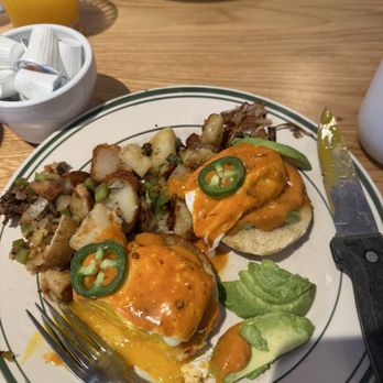 Art's Corner Cafe - Spicy Mexican Benedict - Breakfast & Brunch Near Me - Ventura, California Art's Corner Cafe - Spicy Mexican Benedict - Breakfast & Brunch Near Me - Ventura, California