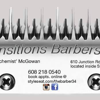 Transitions Barbershop - The Logo Of Transition Barber shop - Barbers Near Me - Madison, Wisconsin Transitions Barbershop - The Logo Of Transition Barber shop - Barbers Near Me - Madison, Wisconsin