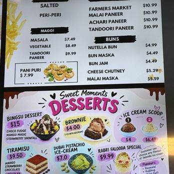 Blossom Chai Cafe - One scoop clearly says $4 but being charged as $5.49 - Indian Near Me - Sunnyvale, California Blossom Chai Cafe - One scoop clearly says $4 but being charged as $5.49 - Indian Near Me - Sunnyvale, California