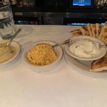Souvlaki GR - Any 3 Spreads with pita bread - Greek Near Me - New York, New York Souvlaki GR - Any 3 Spreads with pita bread - Greek Near Me - New York, New York