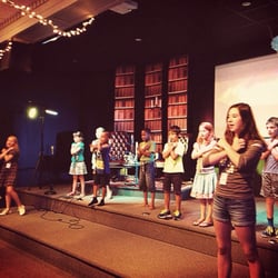 Trinity Church - Enjoyed running the music station at VBS! Blessed by over 100 kids each day!