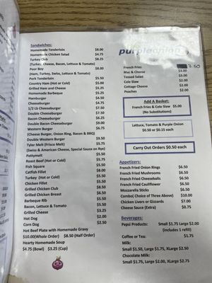 Menu photo 1 Purple Onion Annawan, IL