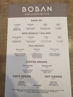 Menu photo 6 Boban Lake Forest, CA