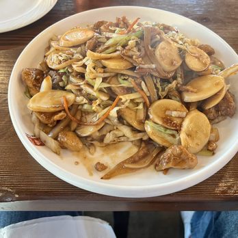 Northern Cafe - Shanghai Stir Fry Rice Cake w.Chicken - Chinese Near Me - Irvine, California