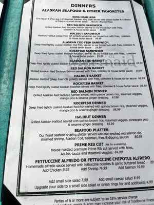 Menu photo 4 The Fat Mermaid Valdez, AK Menu photo 4 The Fat Mermaid Valdez, AK