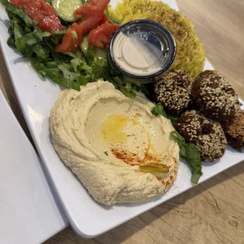Princess Pita - This is their #9 Falafel Entree and was amazing! - Mediterranean Near Me - Phoenix, Arizona Princess Pita - This is their #9 Falafel Entree and was amazing! - Mediterranean Near Me - Phoenix, Arizona