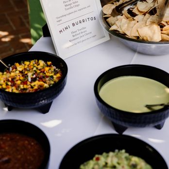 Soho Taco - Delicious salsa bar (not pictured: incredible mini burritos) - Caterers Near Me - Santa Ana, California Soho Taco - Delicious salsa bar (not pictured: incredible mini burritos) - Caterers Near Me - Santa Ana, California