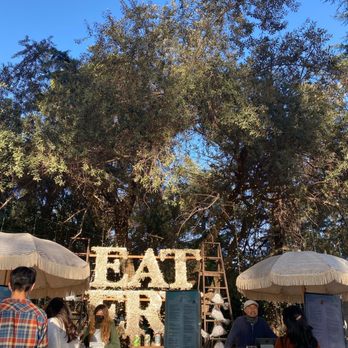 123 Farm - Line to order food and non--alcoholic drinks - Farmers Market Near Me - Cherry Valley, California