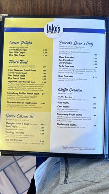 Menu photo 7 Luke's Cafe McFarland, WI