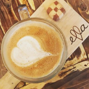 Ella Cafe - Hot vanilla latte with macadamia milk - Coffee & Tea Near Me - Plantation, Florida Ella Cafe - Hot vanilla latte with macadamia milk - Coffee & Tea Near Me - Plantation, Florida