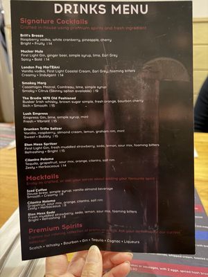 Menu photo 1 Britt's Pub + Eatery Saint John, NB