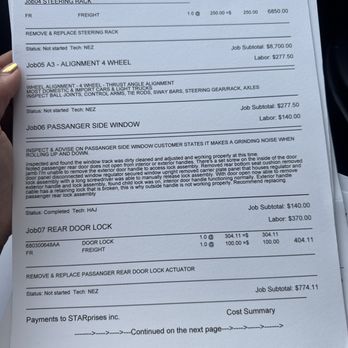 STAR Automotive - Quote 1 10/27/25 pg 2/3 - Auto Repair Near Me - Grants Pass, Oregon STAR Automotive - Quote 1 10/27/25 pg 2/3 - Auto Repair Near Me - Grants Pass, Oregon