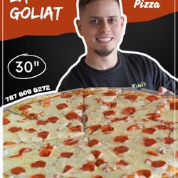 Bimi's Pizza & Restaurant - La Goliat!! Comparte tú hambre y baja pa' BIMI'S PIZZA