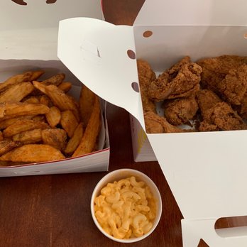 Krispy Krunchy Chicken - Family fries, 8 piece dark chicken & Mac-N-Cheese - Chicken Wings Near Me - Fremont, California Krispy Krunchy Chicken - Family fries, 8 piece dark chicken & Mac-N-Cheese - Chicken Wings Near Me - Fremont, California