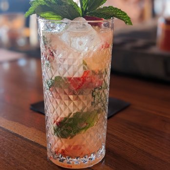 VINYL - Strawberry Mint Mojito - New American Near Me - Charlotte, North Carolina VINYL - Strawberry Mint Mojito - New American Near Me - Charlotte, North Carolina