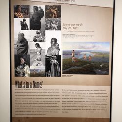Lewis & Clark Interpretive Center - Sakakawea exhibit