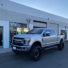 Exterior outside entrance of The Tint Shop - 2019 F250 with 5% all around - Antioch, California Exterior outside entrance of The Tint Shop - 2019 F250 with 5% all around - Antioch, California