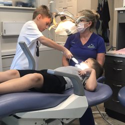 Shellie Branson, DMD - My son was nervous about getting sealants today, so his "big brother" helped in the process. Helped ease his nerves SO much!