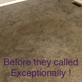 Exceptionally Clean Carpet - Before - Carpet Cleaning Near Me